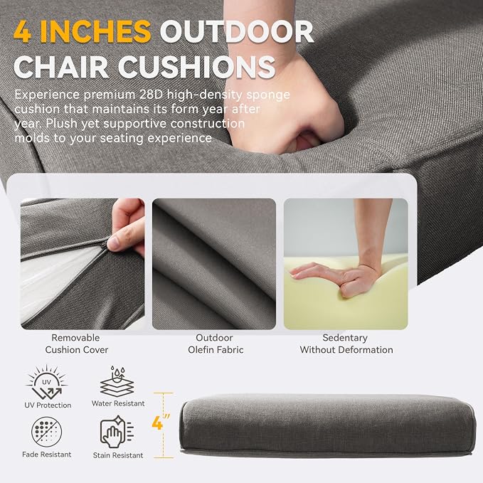 Patio Cushions for Outdoor Furniture - Image 3
