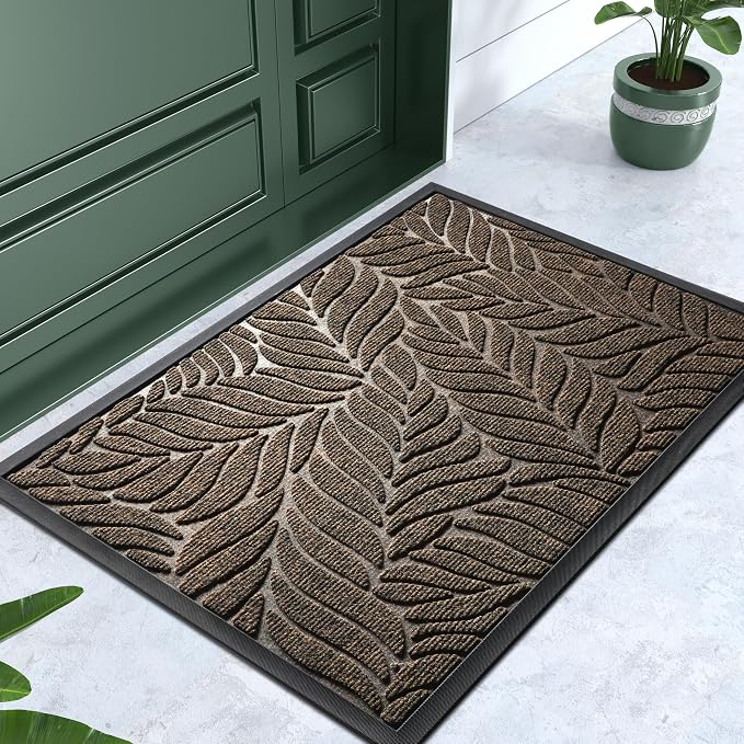 Yimobra Front Door Mat Outdoor Indoor, 29.5x17 All-Season Waterproof Door Mat - Image 8