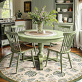 jinchan Elora 8ft Floral Round Rug by JINCHAN