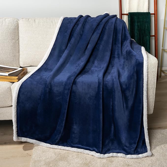 Pavilia Sherpa Fleece Blanket - Image 2
