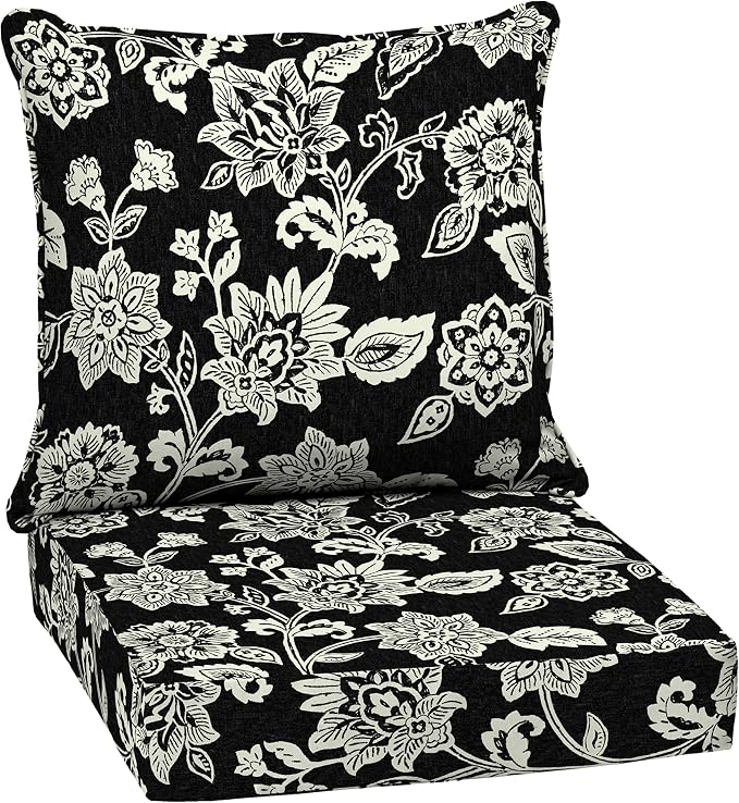 Arden Outdoor Deep Seat Cushion Set, 24 in x 24 in, Weather-Proof, Rain-Proof by ARDEN