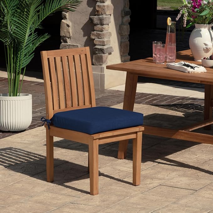 Arden Foam Outdoor Round Back Seat Cushion, 20 x 19, Made - Image 2