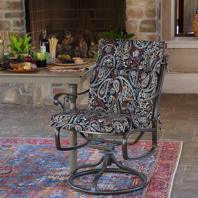 Arden Outdoor Chair Cushion, 21 x 20, Rain-Proof, Fade Resistant 20 x 21 - Image 2