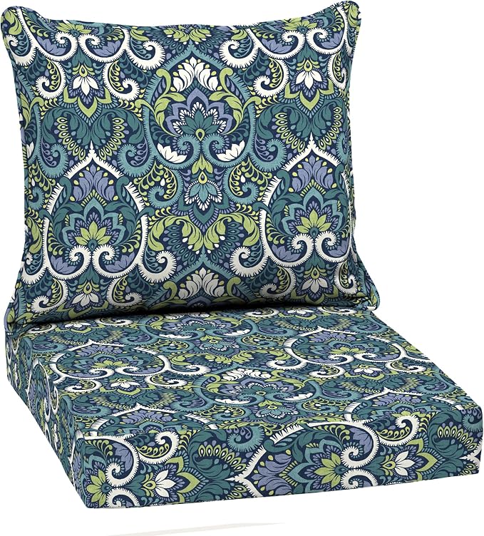 Arden Outdoor Deep Seat Cushion Set, 22 in x 24 in, Weather-Proof, Rain-Proof by ARDEN