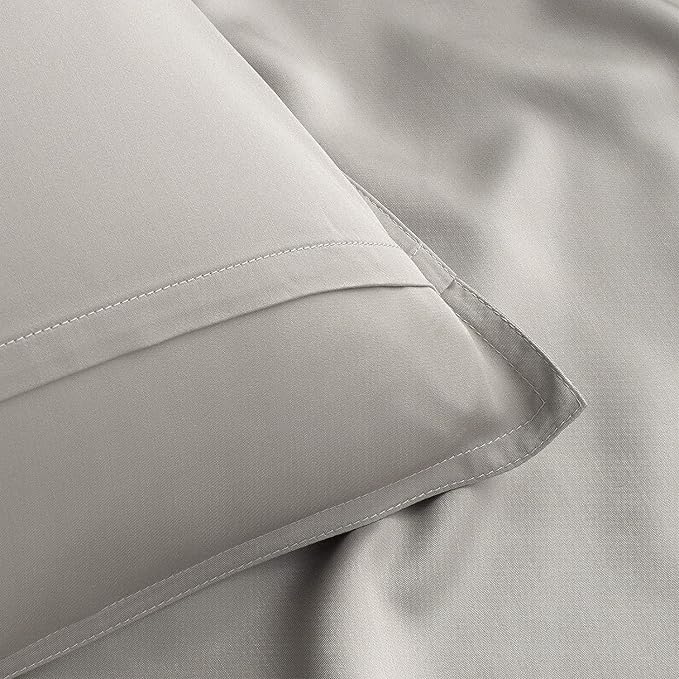 Pure Bamboo Full Sheets, Genuine 100% Organic Viscose Derived from Bamboo Bed - Image 6