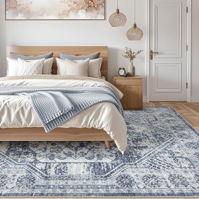Vintage Living Room Area Rug 9x12 - Image 6