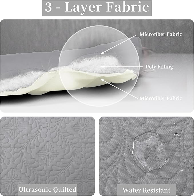 Easy-Going Twin Size Reversible Quilt Set - Image 5