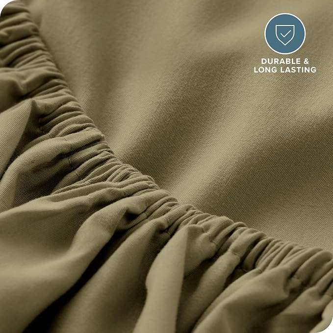 Bare Home Fitted Bottom Sheet King Size - Image 5