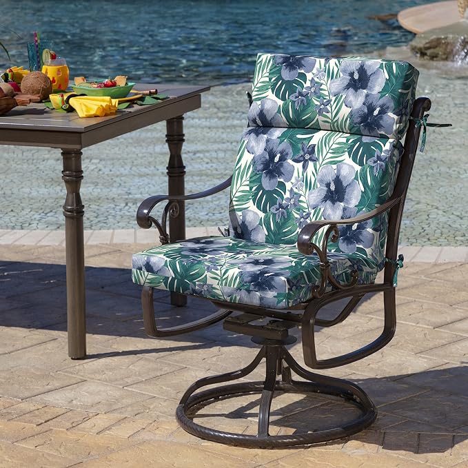 Arden Outdoor Chair Cushion, 21 x 20, Rain-Proof, Fade Resistant 20 x 21 - Image 2