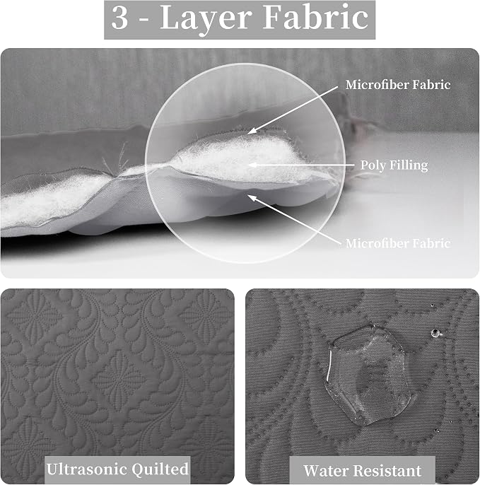 Easy-Going Full/Queen Size Reversible Quilt Set - Image 5