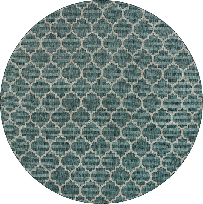 Unique Loom Outdoor Trellis Collection Area Rug - Image 2