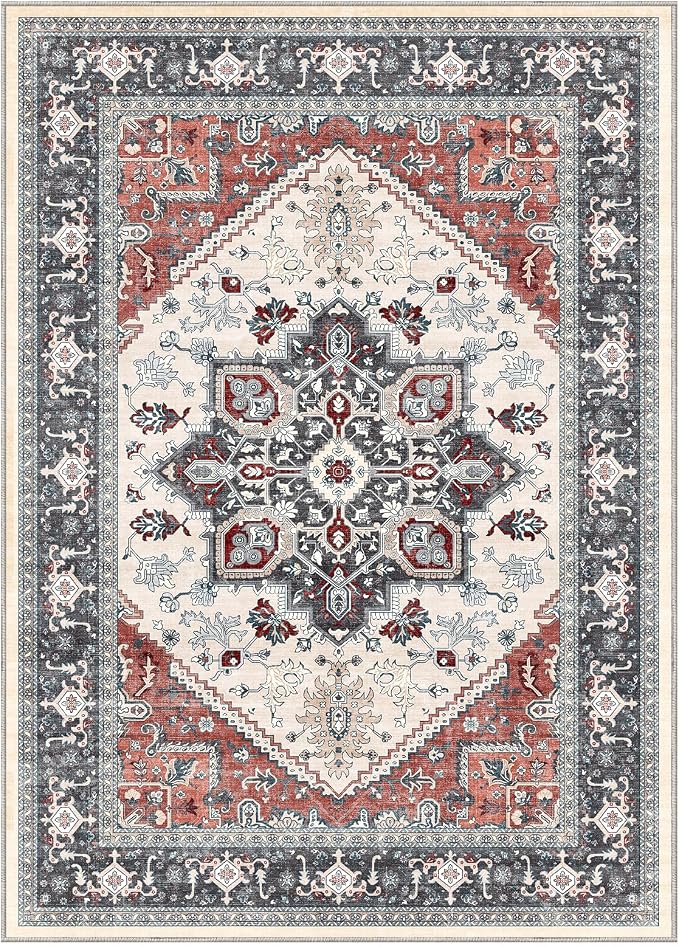 OPPODREAM Thin 6x9 Area Rugs, Washable Rug 6x9 - Image 9