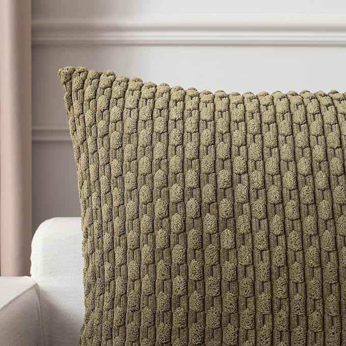 Kevin Textile 12x24 Inch Pillow Cover 1 Pack Boho Decorative Soft Striped - Image 2