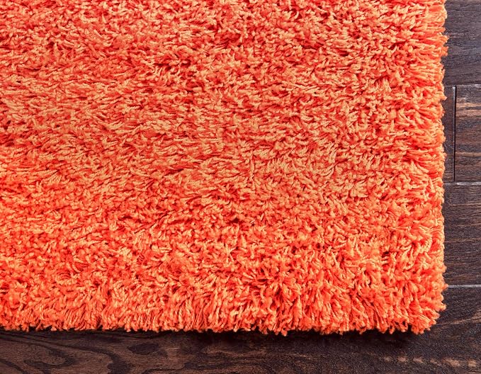 Unique Loom Solid Shag Collection Area Rug - Image 9