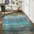 Kokia Abstract Area Rug Living Room 5x7 Colorful Washable Large Rug Bedroom by Kokia