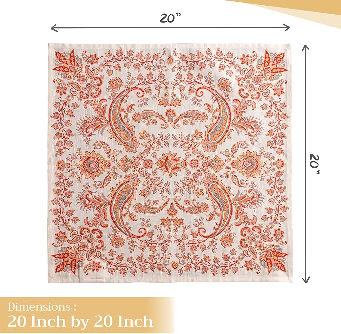 Maison d' Hermine Cloth Napkins Set of 4 100% Cotton - Image 4