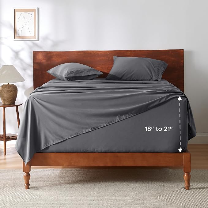 Bedsure Deep Pocket Queen Sheets Set - Image 8
