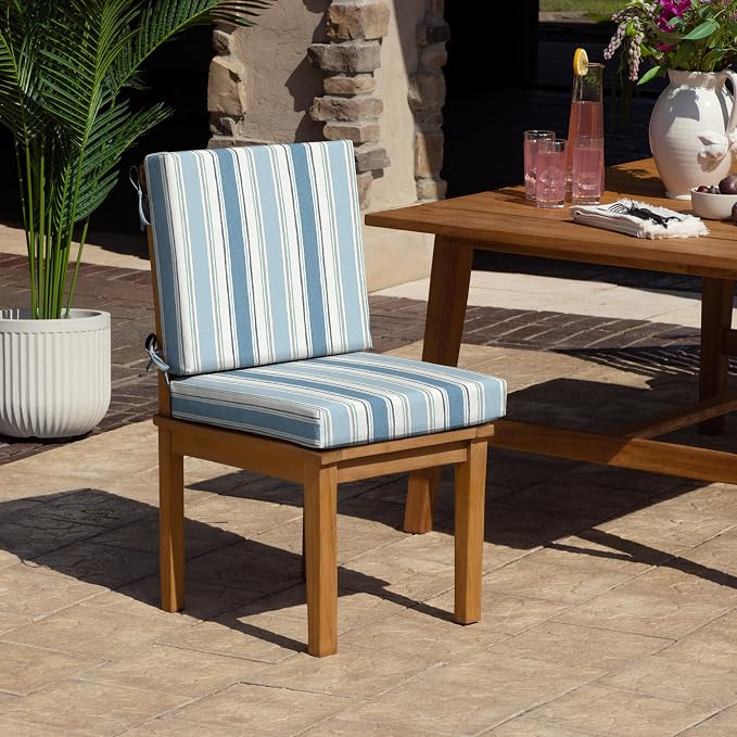 Arden Foam Outdoor Dining Chair Cushion, 20 x 20, Made - Image 2