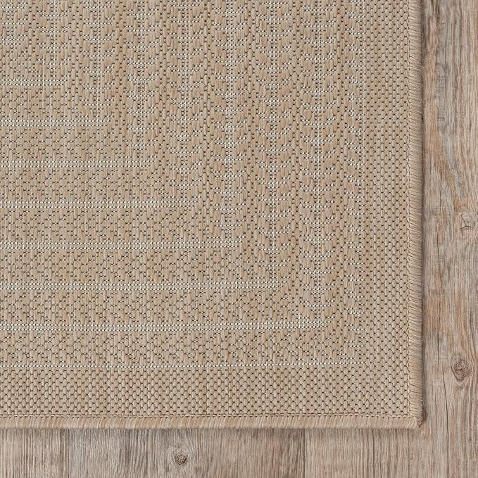 Adiva Rugs Outdoor Indoor Area Rug, Weather Resistant, Stain Resistant Floor Mat - Image 6