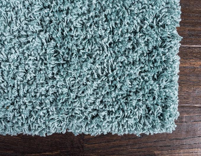 Unique Loom Solid Shag Collection Area Rug - Image 8