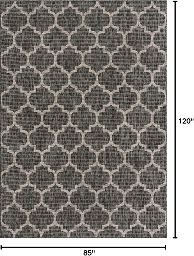 Unique Loom Outdoor Trellis Collection Area Rug - Image 2