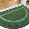 OLANLY Half Circle Door Mat Indoor Outdoor Entrance Welcome, Waterproof by OLANLY