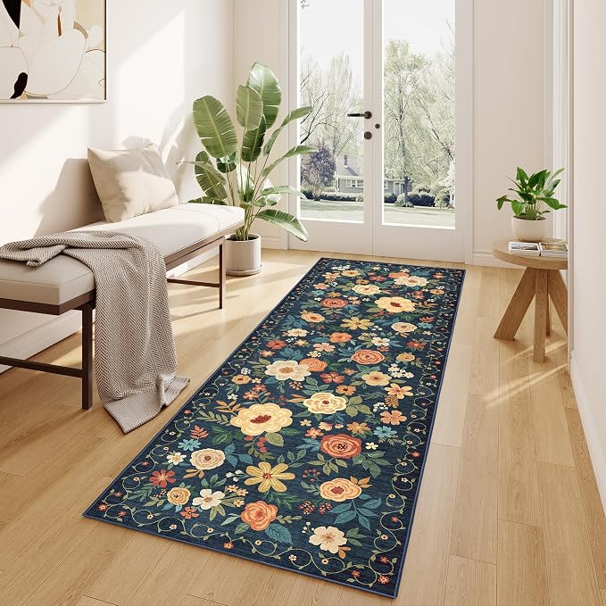 DUKINO 2x6 Runner Rug for Hallway, Washable Kitchen Runner Rug - Image 2