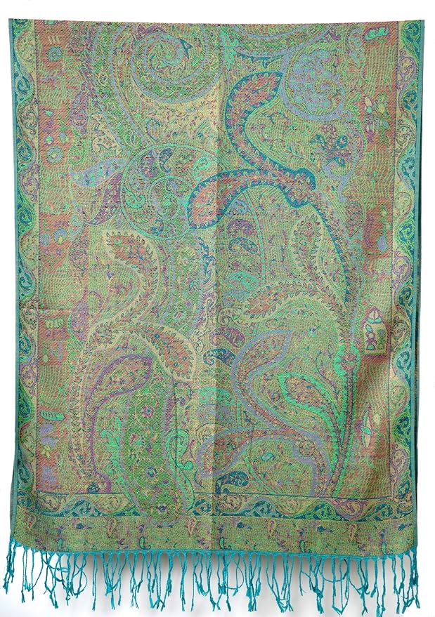 Achillea Big Paisley Pashmina Shawl Wrap - Image 7