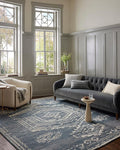 Loloi Magnolia Home by Joanna Gaines Gigi Collection GIG-03 Denim/Ivory 9'-2" x by Loloi
