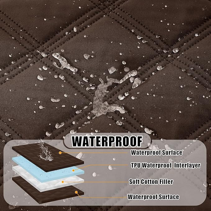 Smiry Waterproof Dog Bed Cover Blanket 40x70, Soft Reversible Pet Blanket - Image 2