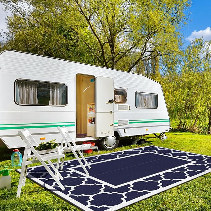 GENIMO 10' x 14' Outdoor Rug Waterproof - Image 2