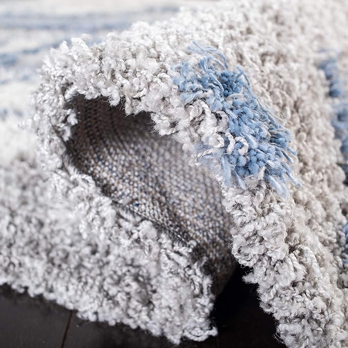 SAFAVIEH Horizon Shag Collection Runner Rug - Image 5