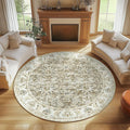 jinchan Fiora Round Rug 7ft Area Rugs by JINCHAN