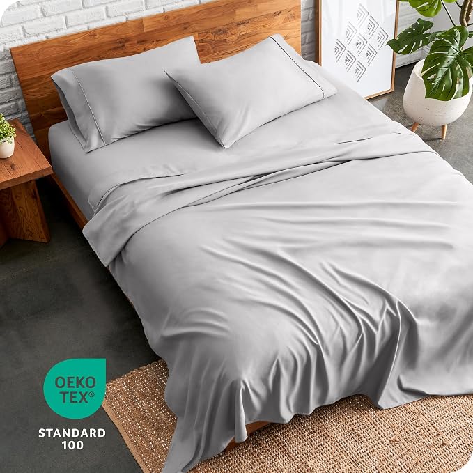Bare Home Split Head Flex King Sheet Set - Image 8