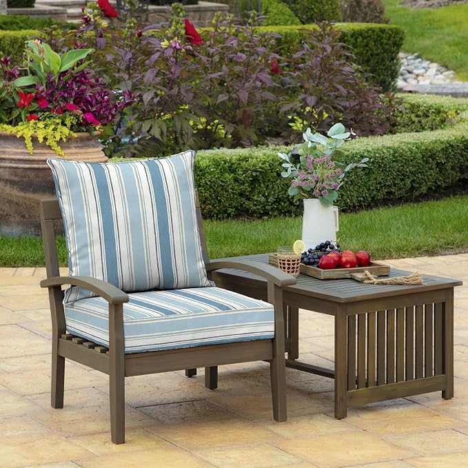 Arden Outdoor Deep Seat Cushion Set, 22 in x 24 in, Weather-Proof, Rain-Proof - Image 2