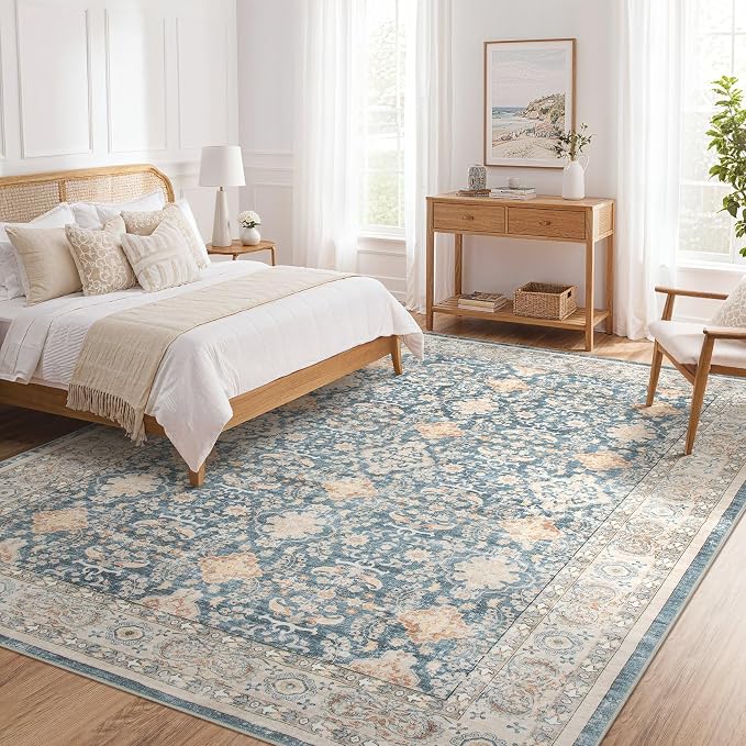 Vintage Living Room Area Rug 10x14 - Image 8