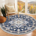OPPODREAM Thin Round Rug 6ft, Washable Circle Rug 6ft by OPPODREAM