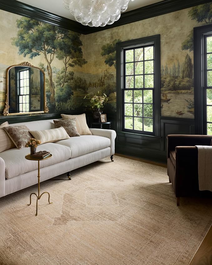 Loloi Chris Loves Julia Palma Collection PLM-07 Wheat/Taupe 2'-3" x 3'-10" by Loloi