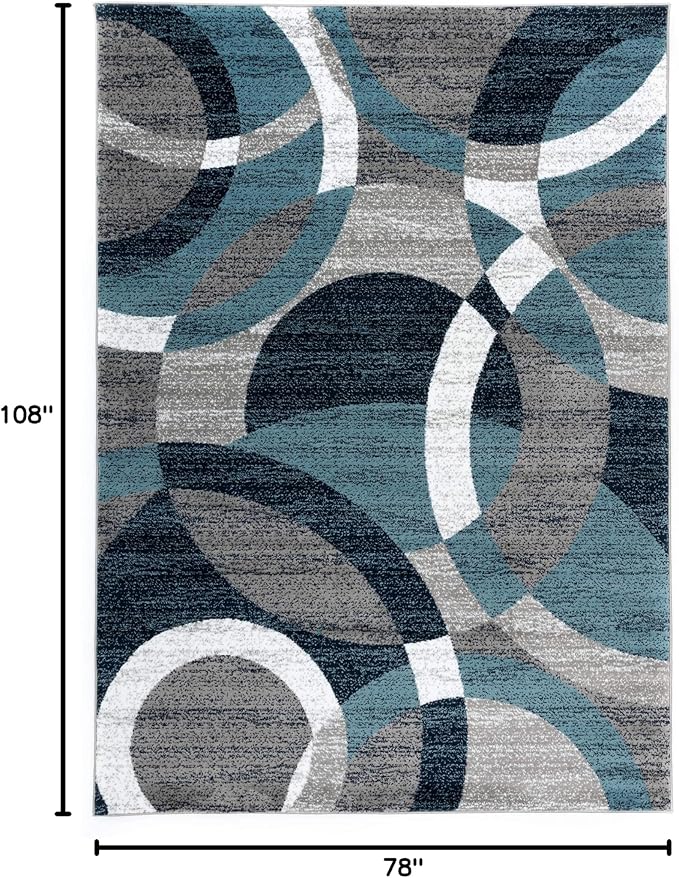 Rugshop Contemporary Abstract Circles Perfect - Image 2