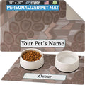 Drymate Personalized Pet Bowl Placemat, Custom Dog & Cat Food Feeding Mat by Drymate