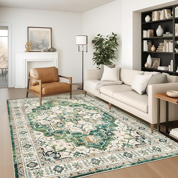 zesthome WashableRug 5x7 Area Rugs, Stain Resistant Rugs by Zesthome