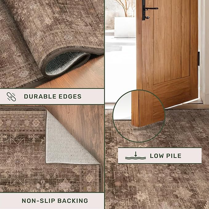 Brown 9x12 Living Room Rug - Image 5
