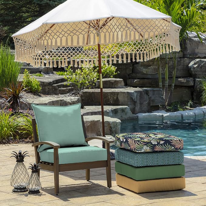 Arden Outdoor Deep Seat Cushion Set, 24 in x 24 in, Weather-Proof, Rain-Proof - Image 7