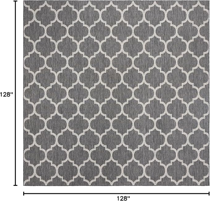 Unique Loom Outdoor Trellis Collection Area Rug - Image 2