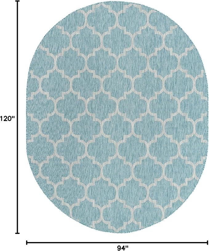 Unique Loom Outdoor Trellis Collection Area Rug - Image 2