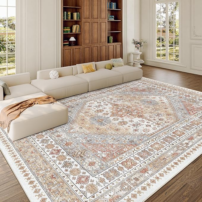 zesthome 7x9 Area Rug, Super Soft Washable Rugs by Zesthome