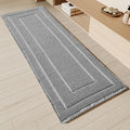 Bathroom Runner Rug Super Absorbent Non Slip Long Bath Mat Machine Washable by BULULOM