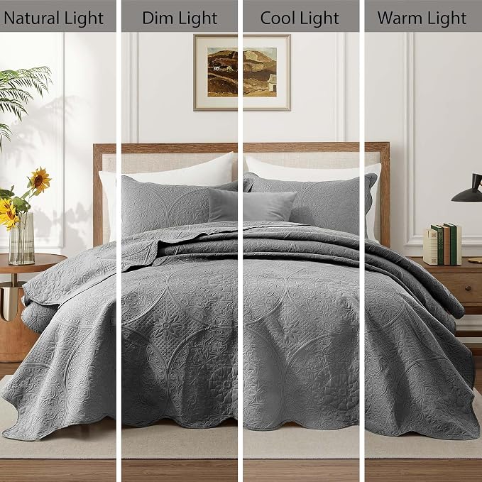 IR Imperial Rooms 10 Pack Queen Quilt Bedding Set - Image 7