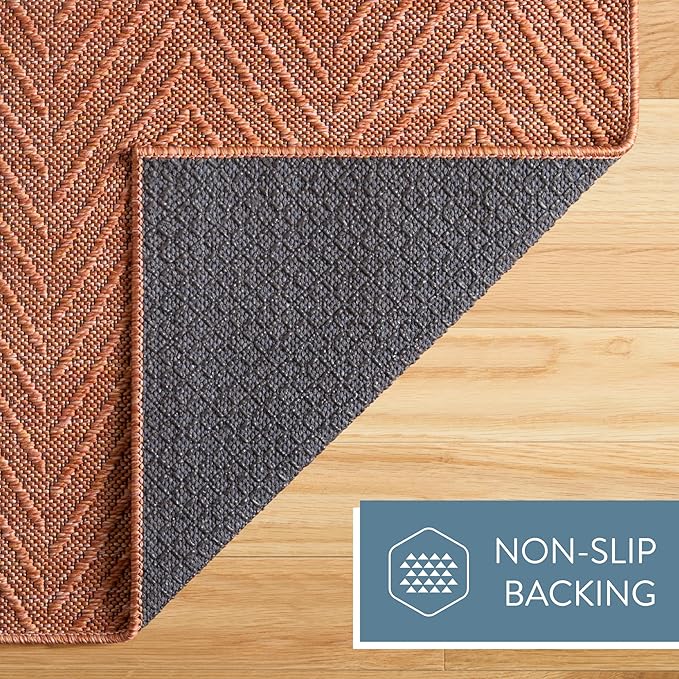 TOWN & COUNTRY BASICS Pax Herringbone Textured Solid Everwash® Washable Runner - Image 6
