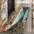 Colorful Oil Painting Bear Rug 2.6x10ft by Unknown